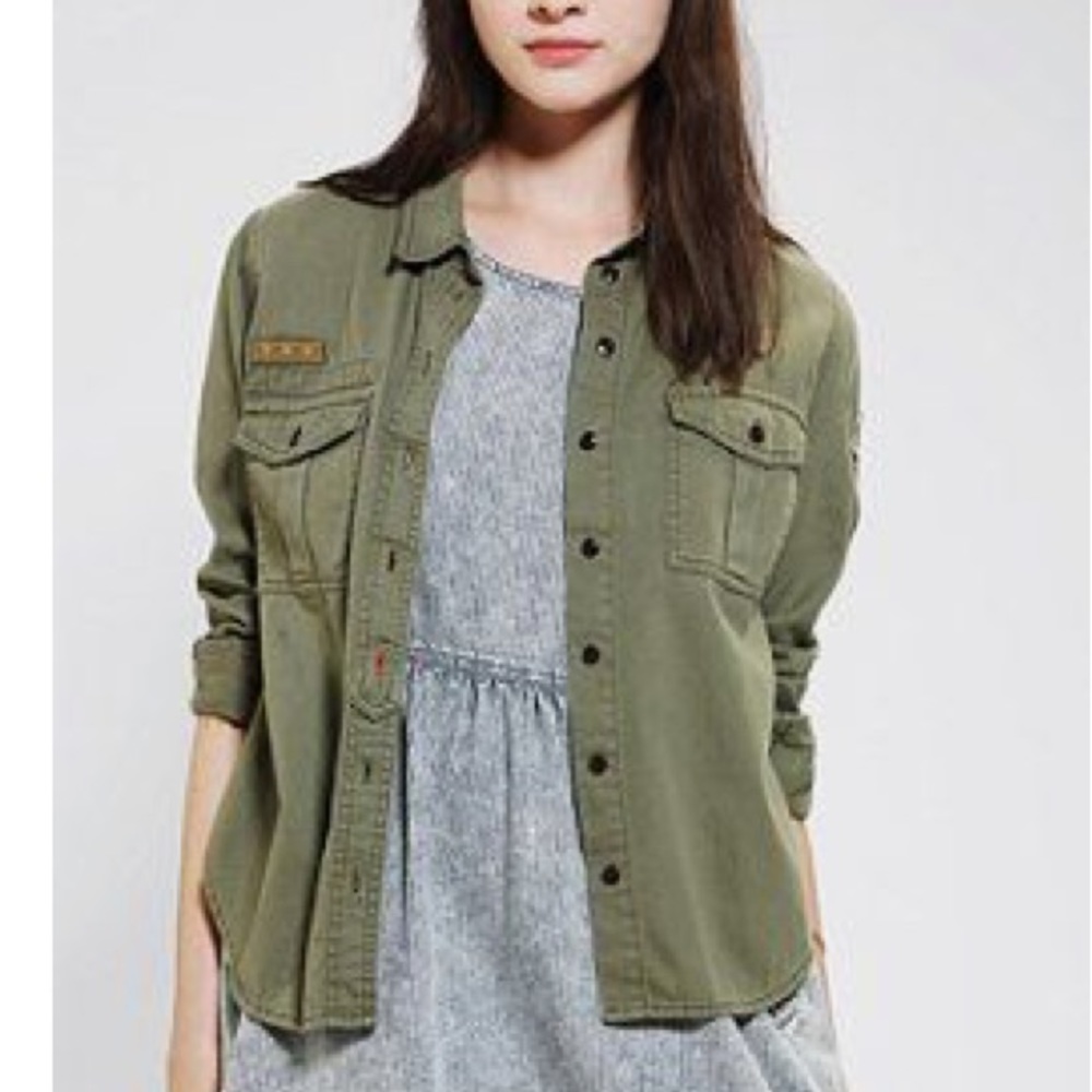 BDG Boy Scout Button Down Shirt Urban Outfitters